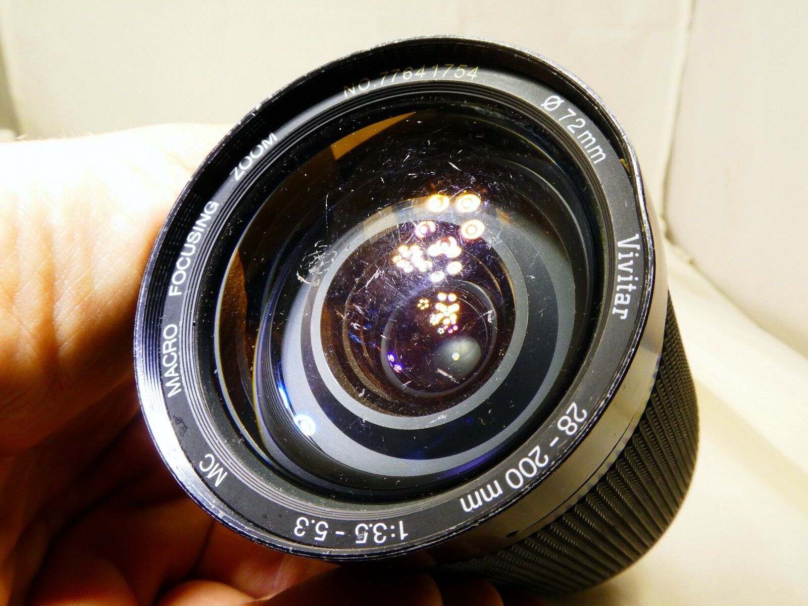 Vivitar 28-200mm F3.5-5.3 Manual Focus Lens For Pentax KA KR AS IS PARTS REPAIR