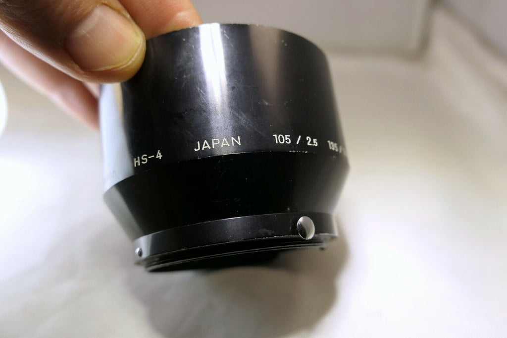 Nikon HS-4 Lens Hood Shade Metal clip on for 105mm f2.5 105mm f4 micro Genuine