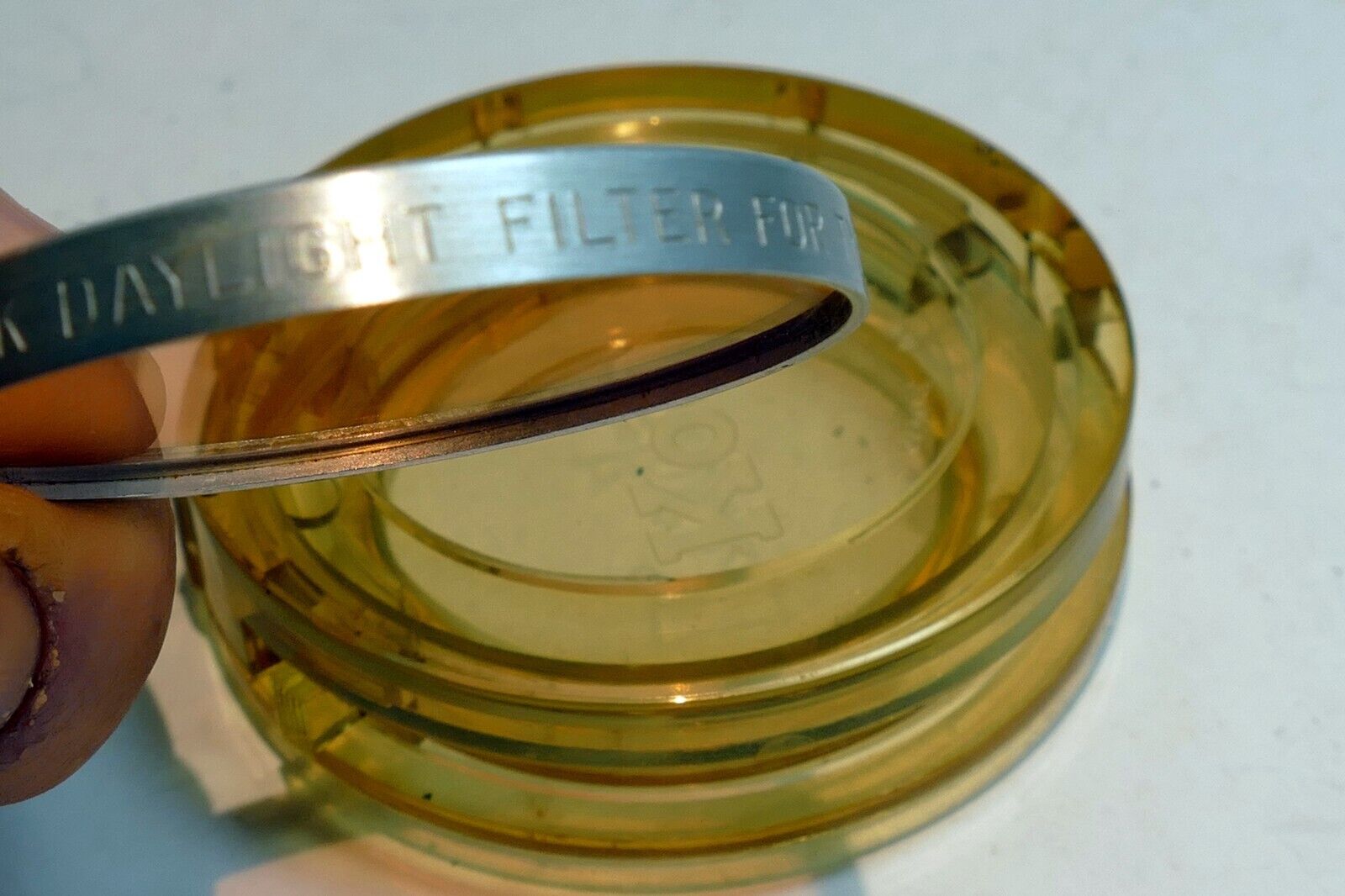 Kodak Daylight F  Wratten Warming Filter series 6 VI drop in type  with case