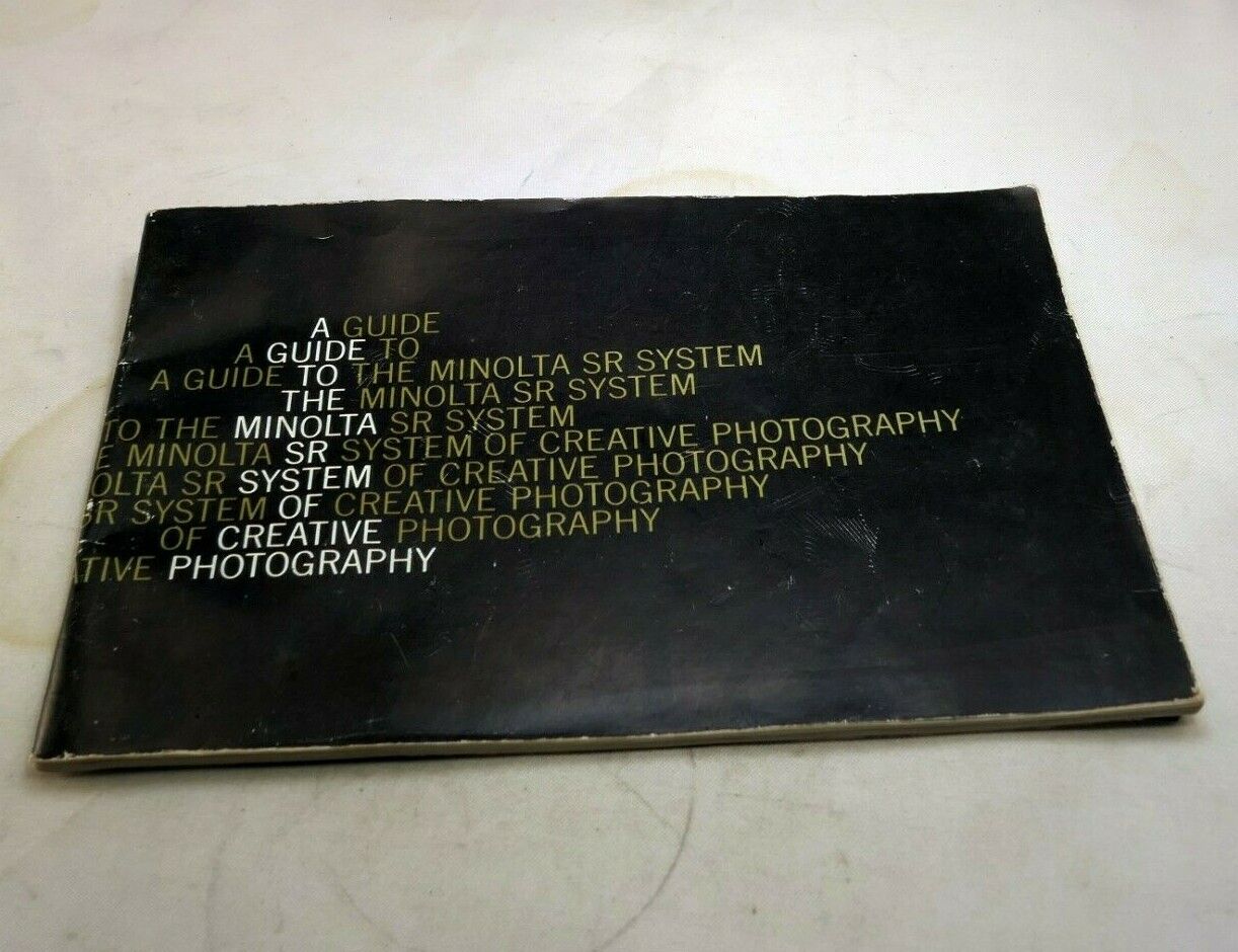 Minolta SR-T camera Lens Guide System Information List  English E