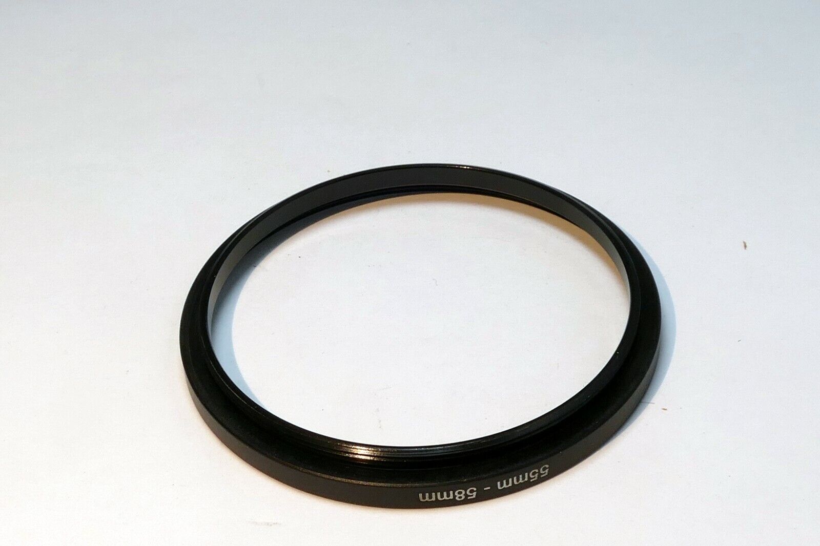 55mm to 58mm ring Metal adapter threaded step-up