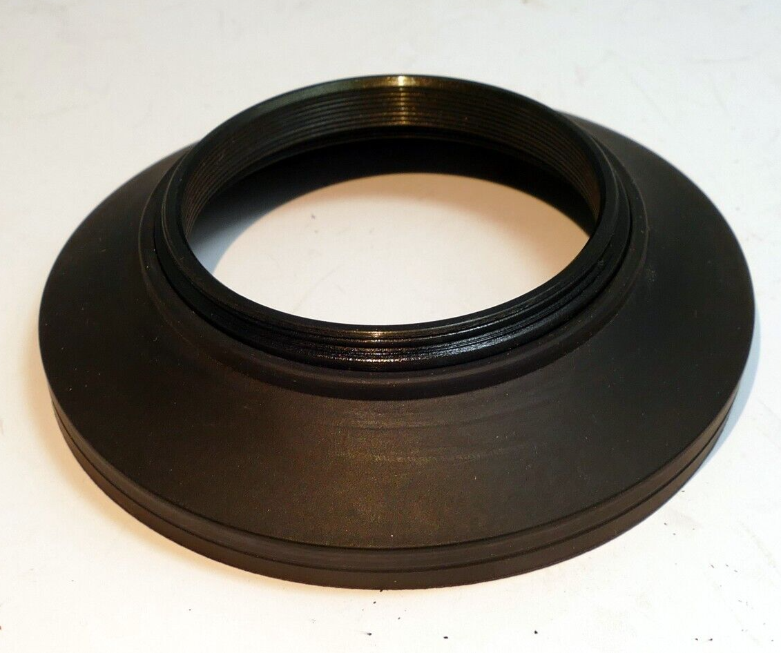 55mm Rubber  Lens Hood Shade Single threaded for wide angle 28mm f3.5