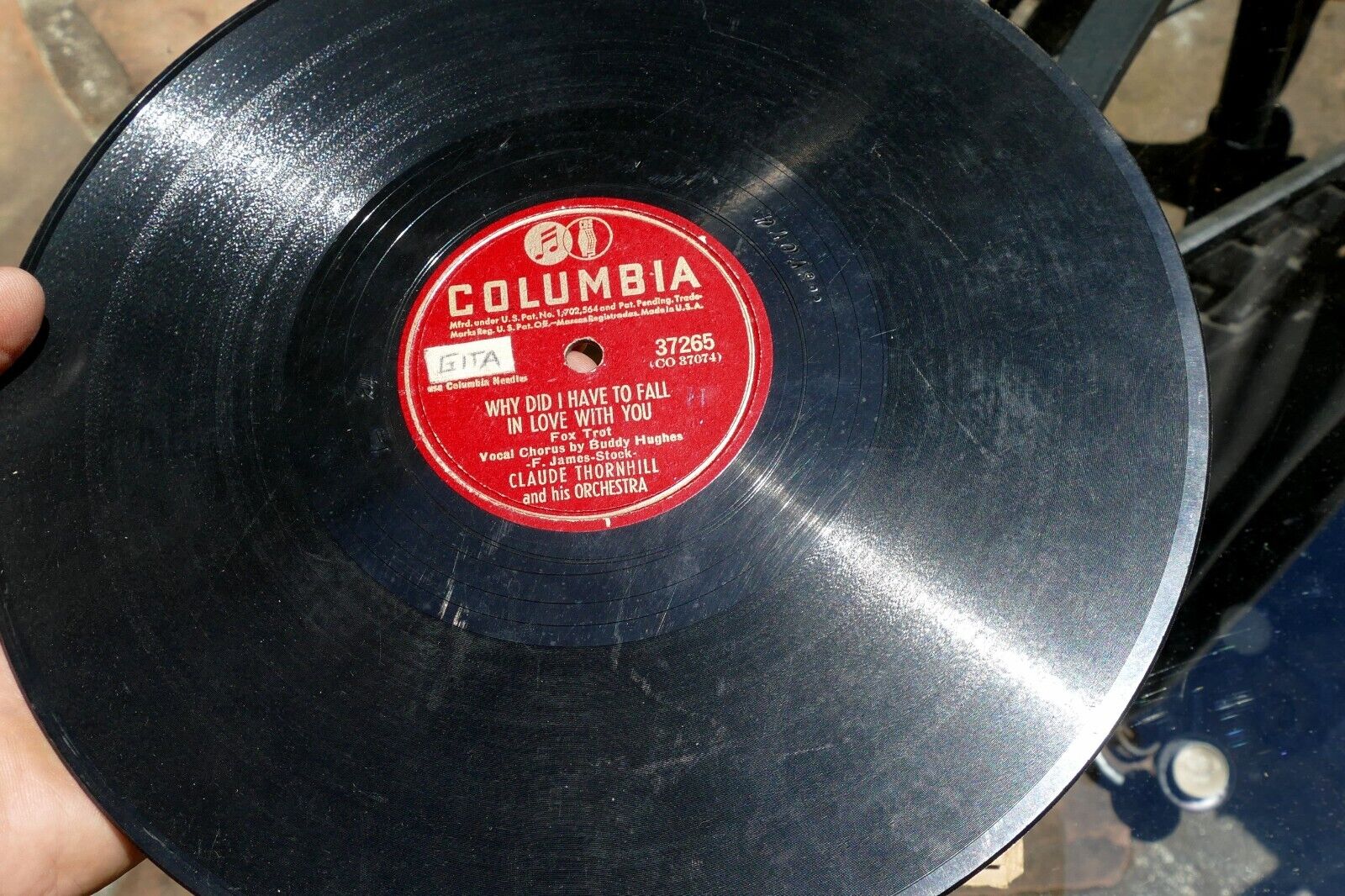 10" Claude Thornhill And His Orchestra Far Away Island Why Did Fall 37265 1947