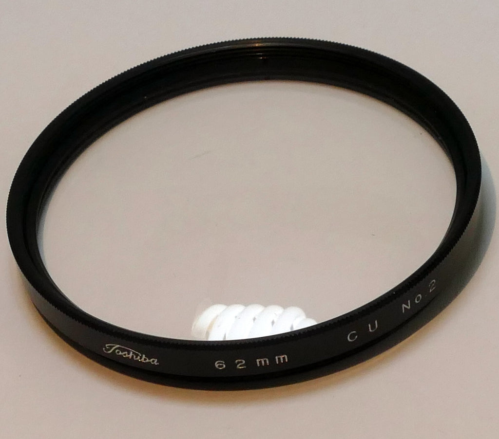 Toshiba 62mm Lens Filter CU No 2 Close-Up macro #2 1:2