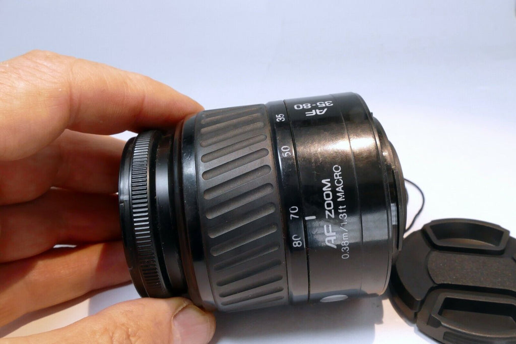 Minolta Maxxum 35-80mm f4-5.6 Zoom  AF Lens (Black) - excellent condition