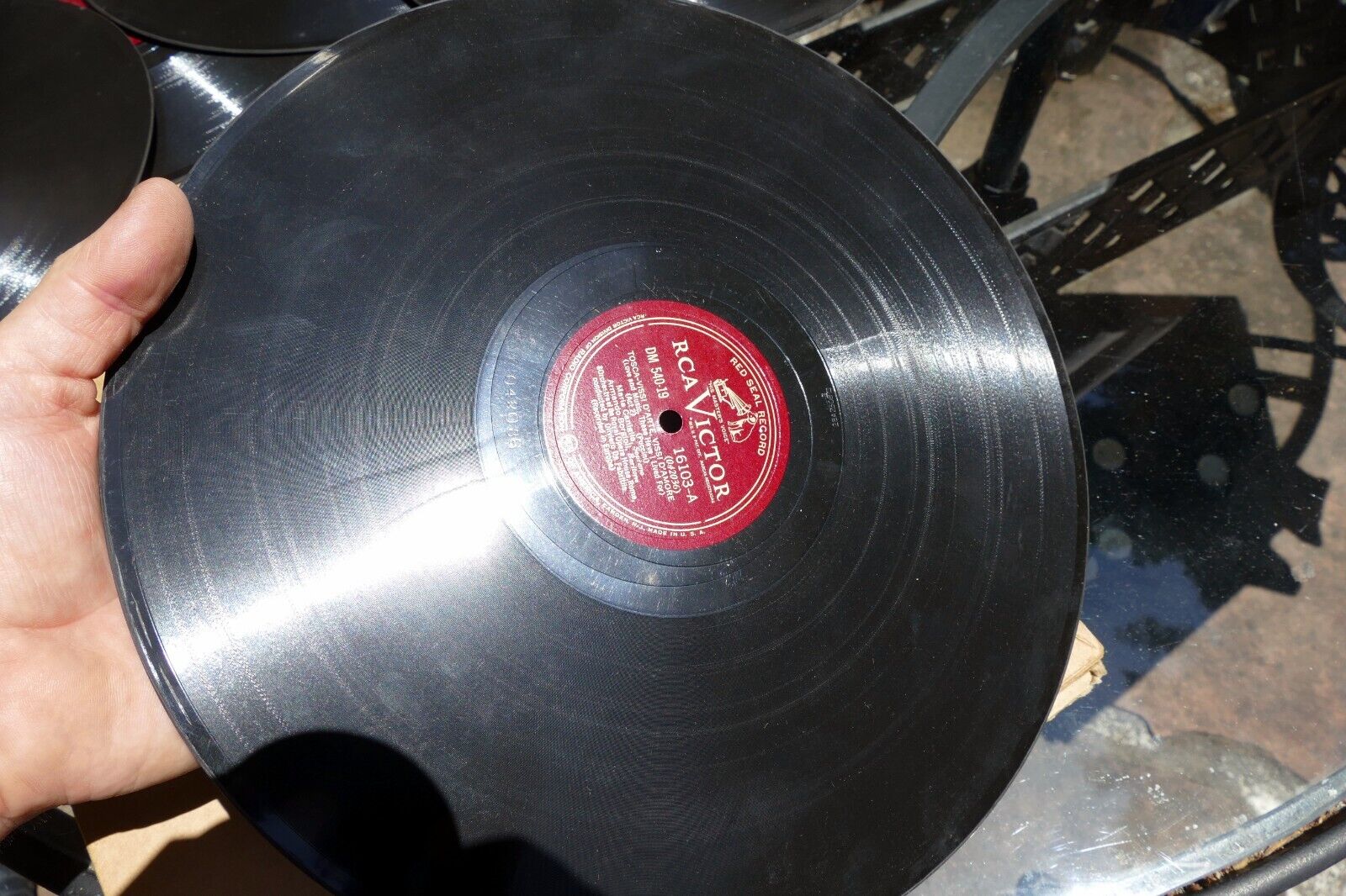 12" 78 RPM Record Set-(7)-Tosca Volume II-Puccini/Set DM-540/Gigli/Fabritiis
