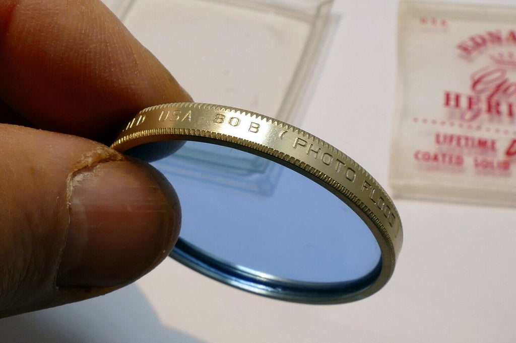 Ednalite Duraklad Photo Flood 80B Blue drop in series 6 VI  filter 41.3mm