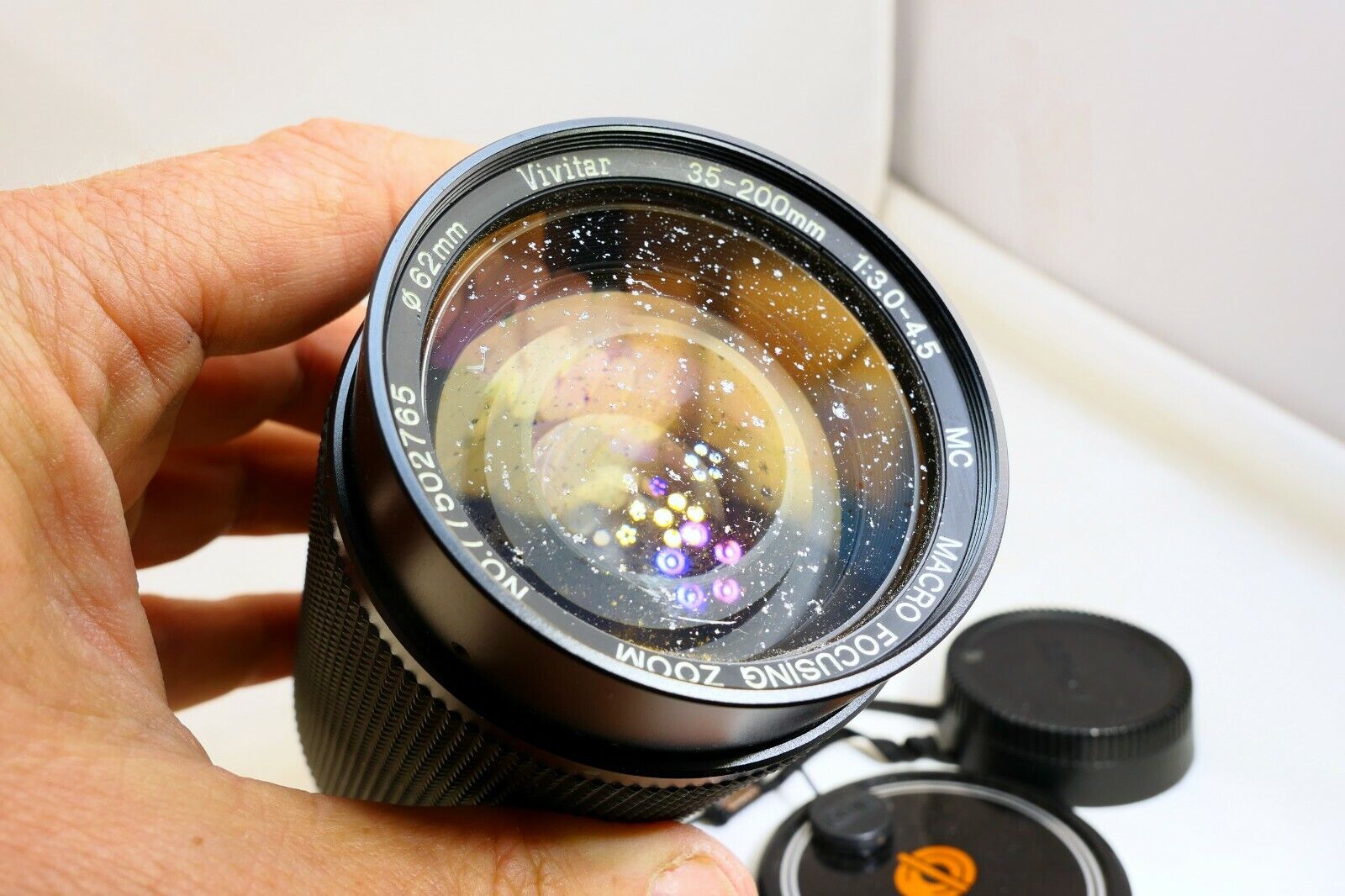 Vivitar 35-200mm f3-4.5 AI manual focus lens for Nikon (BADLY SCRATCHED GLASS)