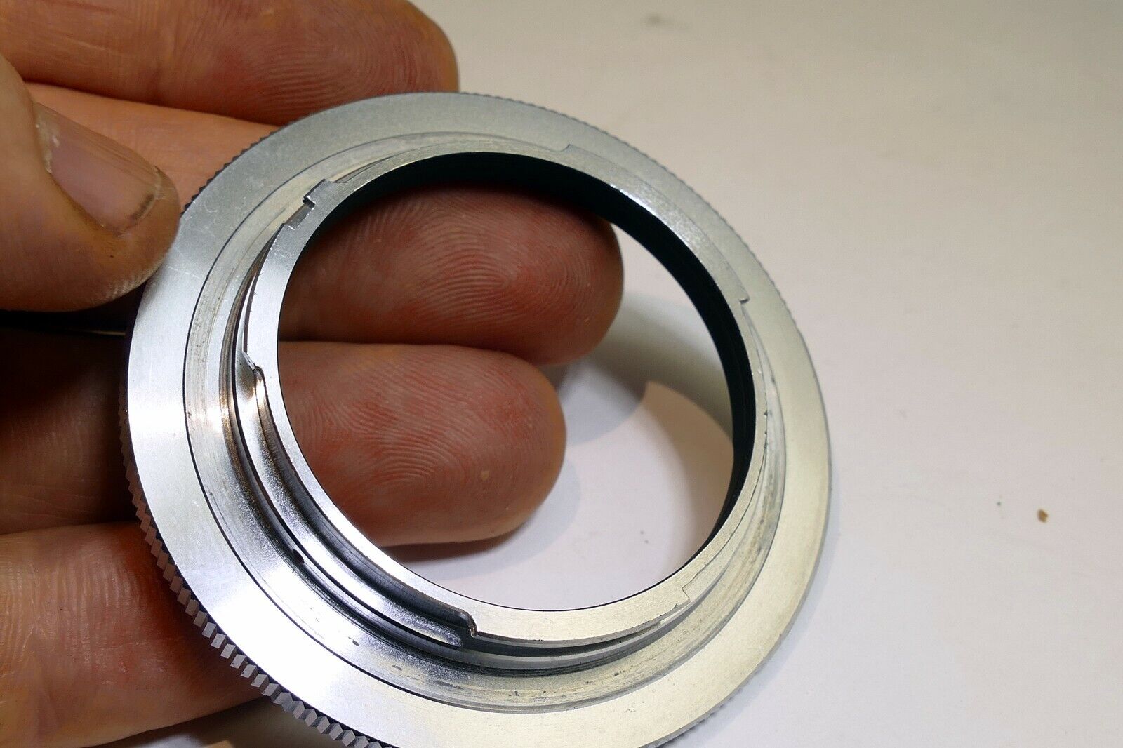 Minolta EB Reverse mount adapter Ring 55mm female threaded to MD MC close-up