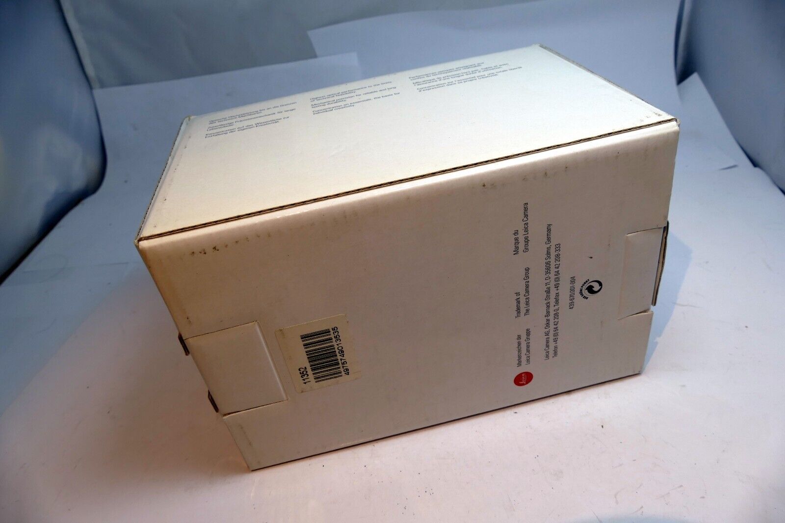 Empty Box for Leica APO Macro Elmarit-R 100mm f2.8 1:2.8 Lens 11352
