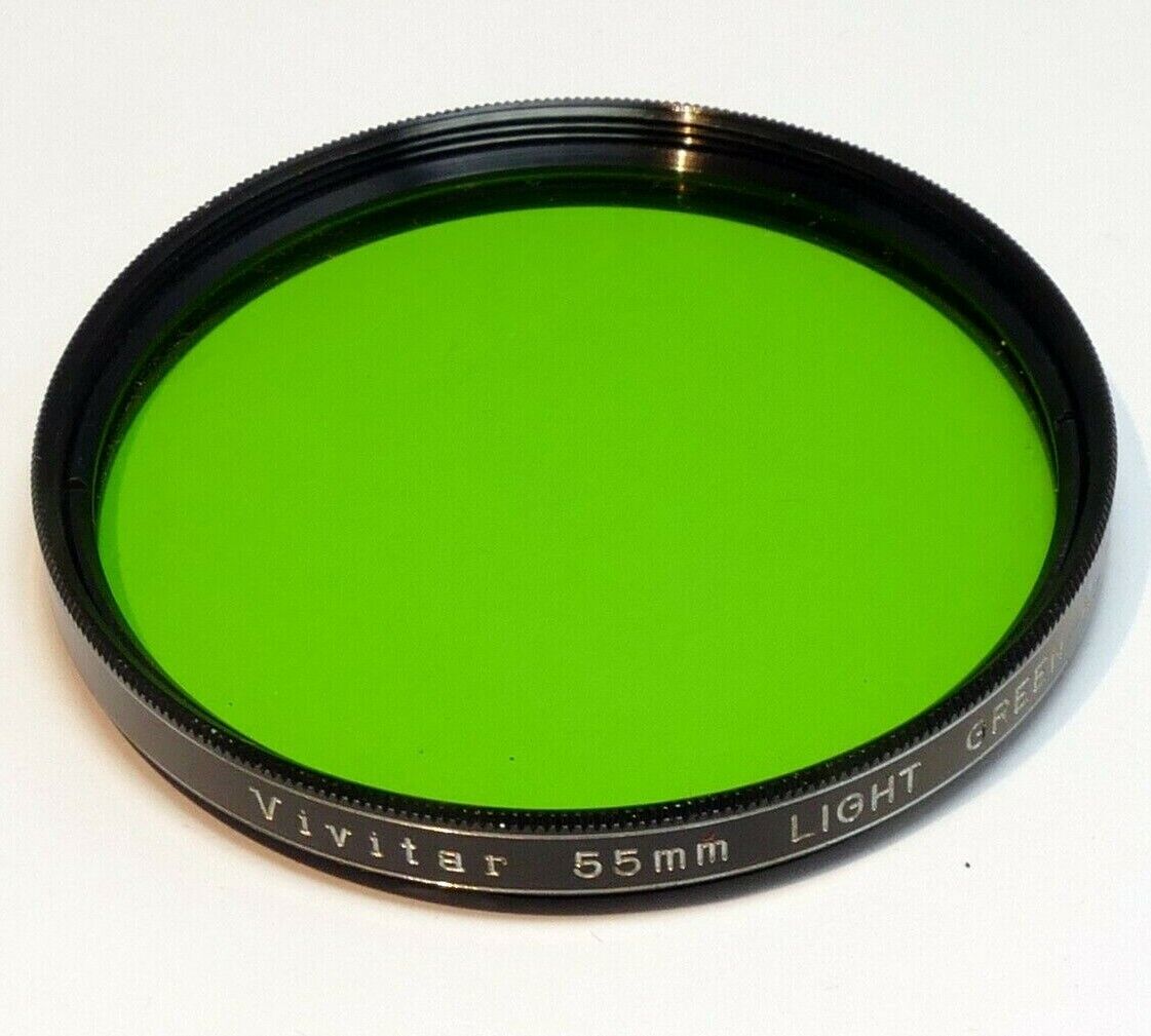 Vivitar  55mm Filter Light Green Green- no 11 X11