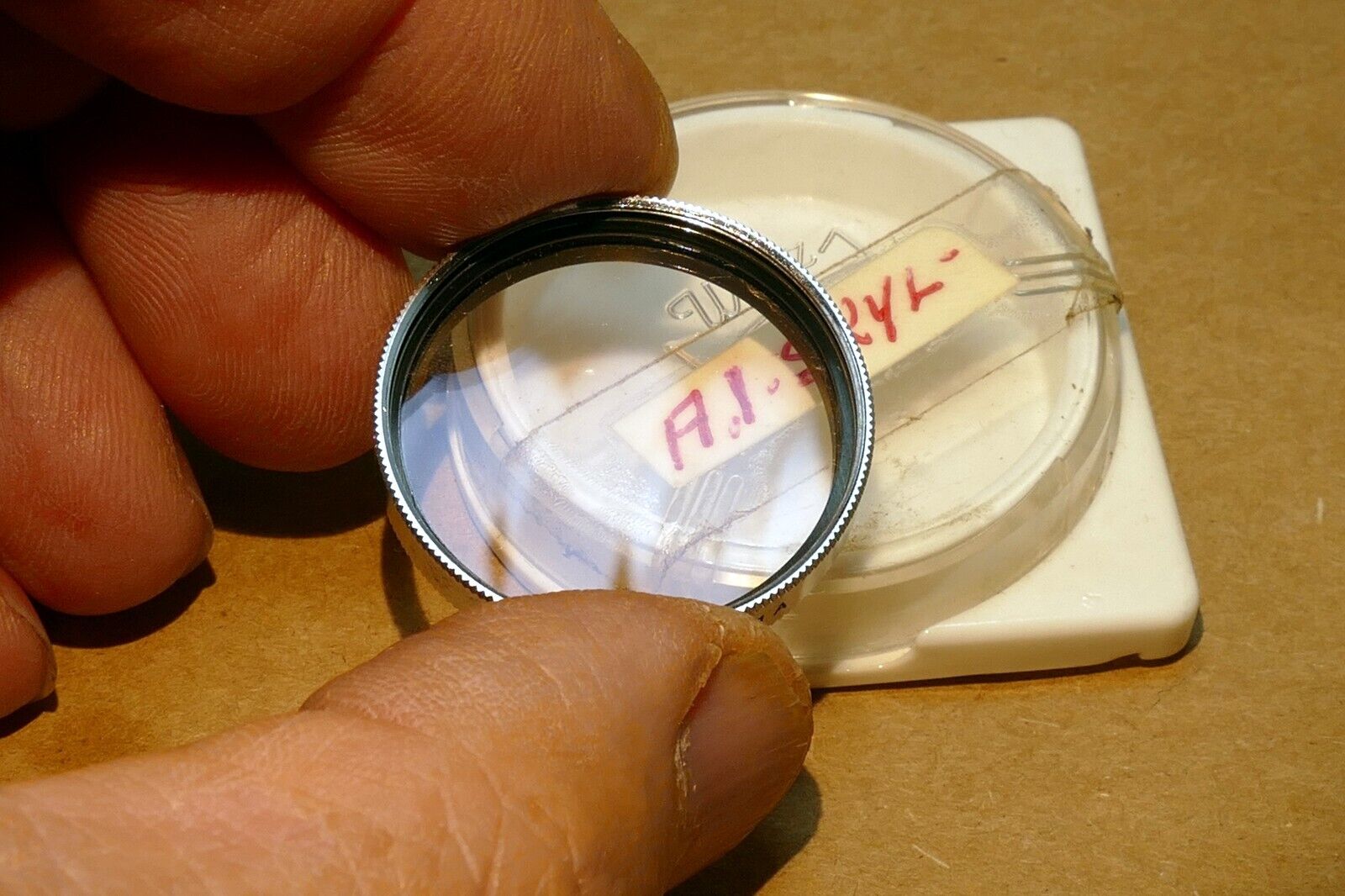 27mm Walz #105 1A Skylight  Filter for Contaflex Tenax