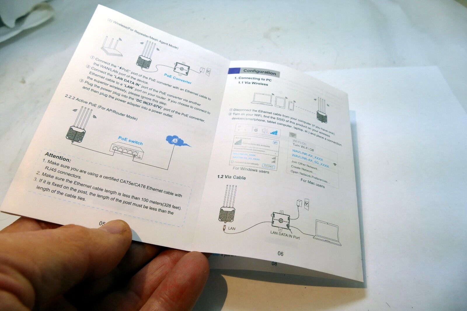 WaveLink HD6 Aerial Repeater  Instruction Manual Guide
