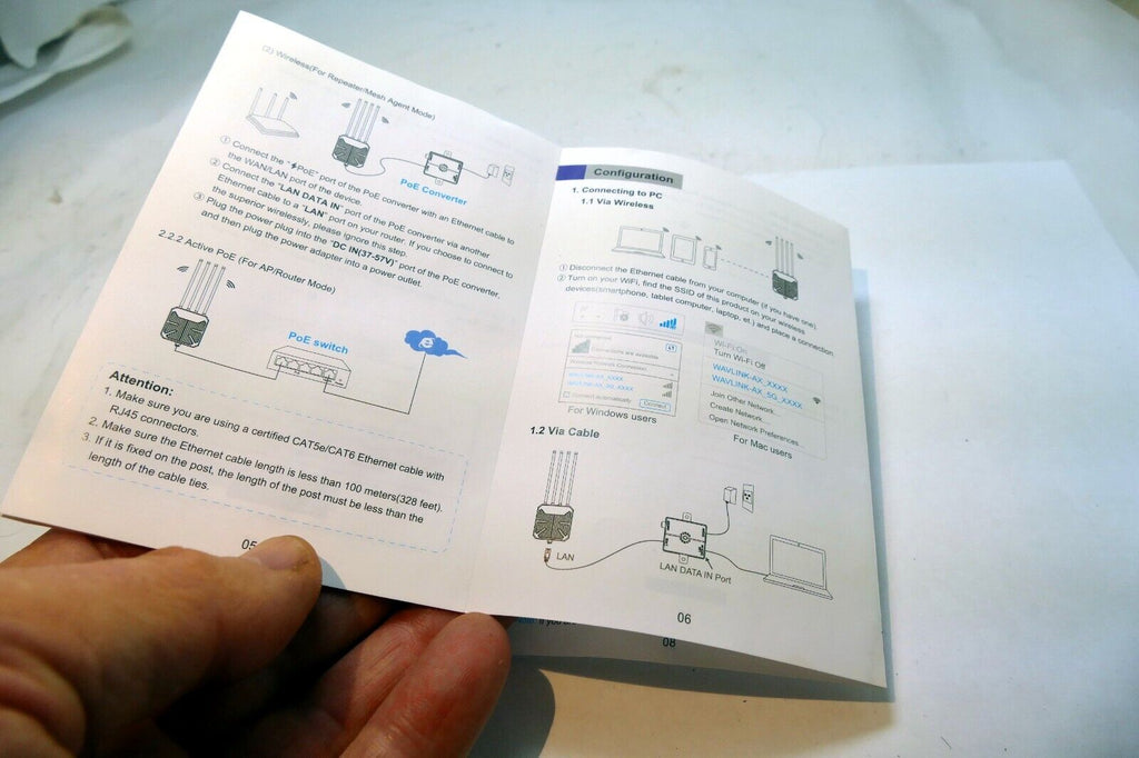 WaveLink HD6 Aerial Repeater  Instruction Manual Guide