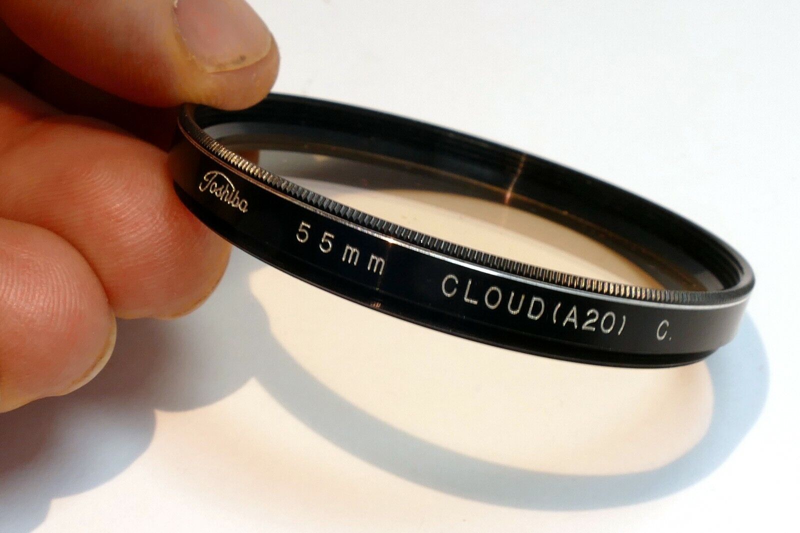 Toshiba  55mm Filter Cloud A20 81C  light amber worming made in Japan