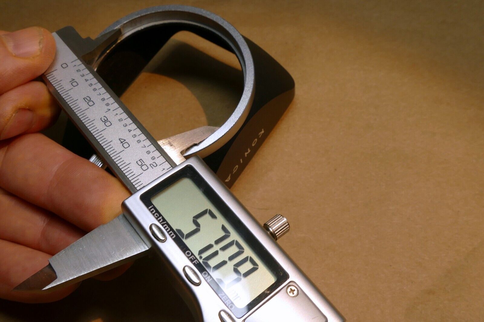 Konica 55mm Lens Hood For 24mm f2.8 /28mm  f3.5 Hexanon shade - OEM Genuine