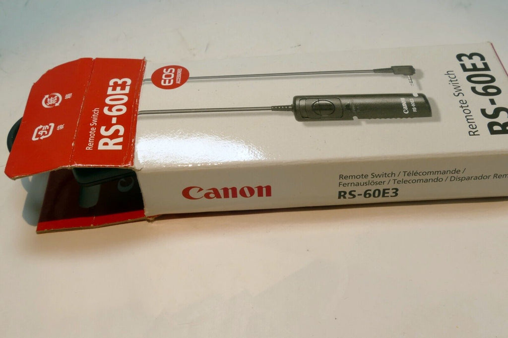 Canon Remote Switch RS-60 E3 wired shutter release - OEM Genuine