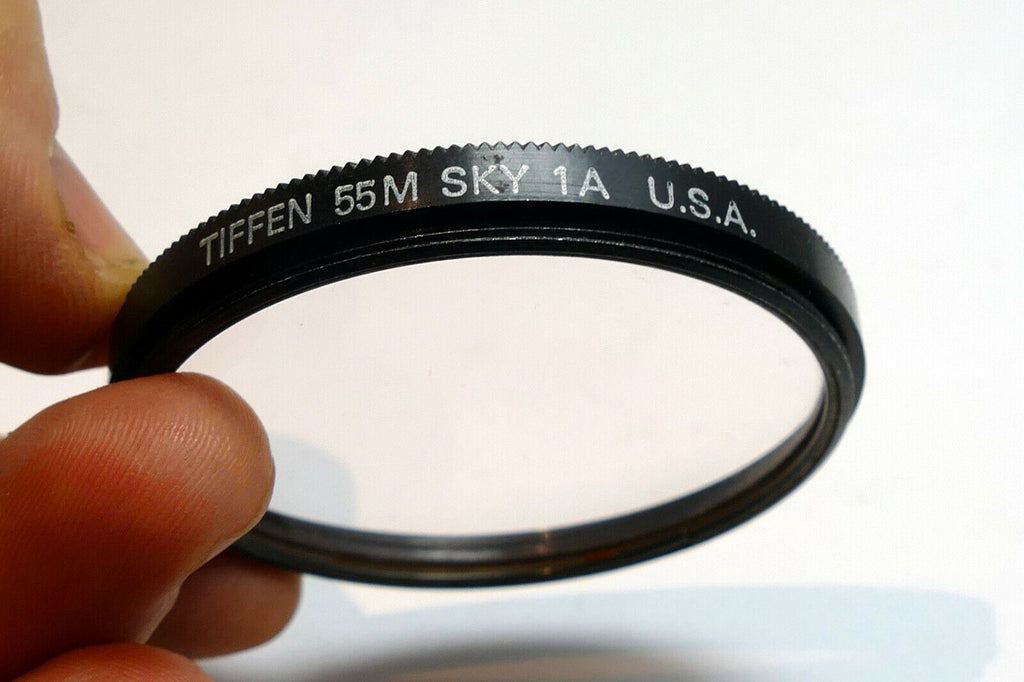 Tiffen 55mm Sky Skylight 1A Lens Filter threaded screw in made in USA