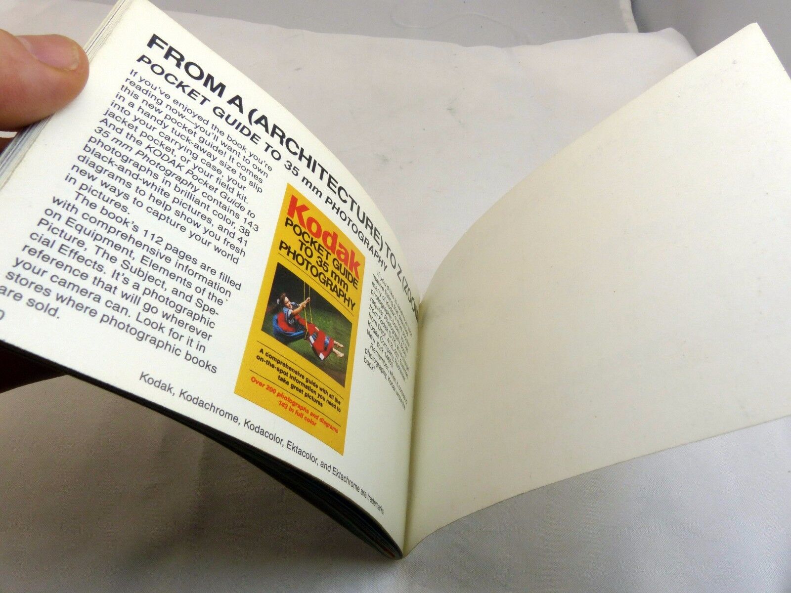 Kodak Better 35mm Pictures with Kodacolor VR Films Brochure Guide (EN) 70 pages