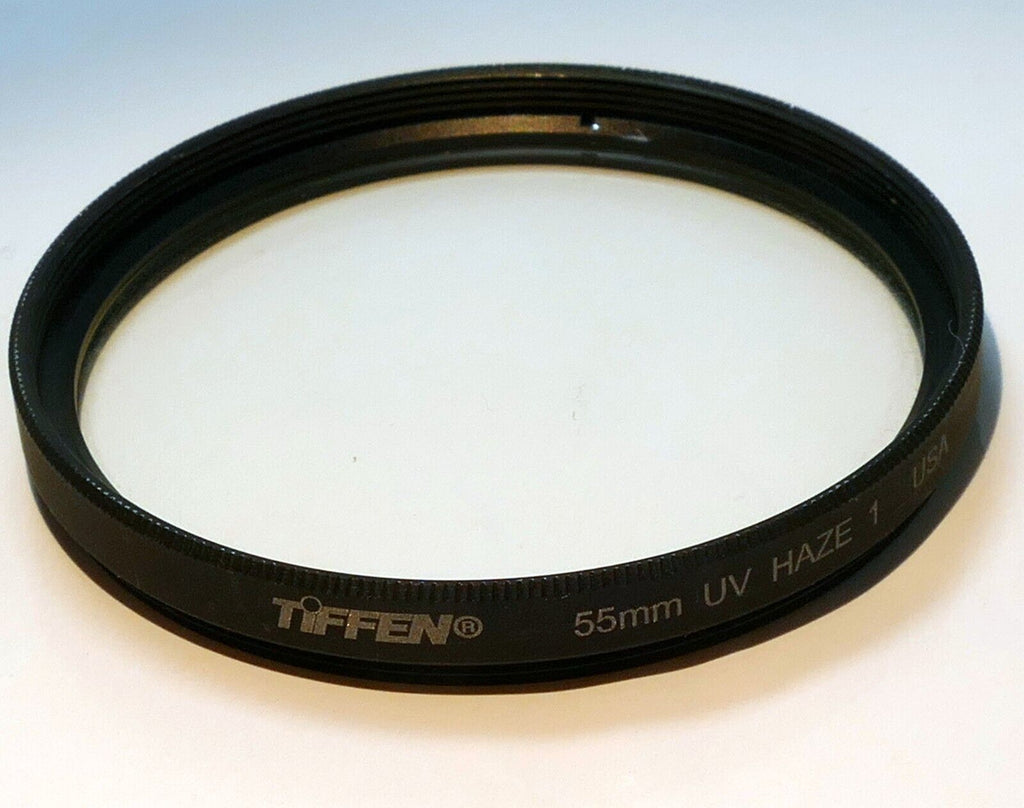 Tiffen 55mm UV  Haze-1 Filter Clear glass  made in USA