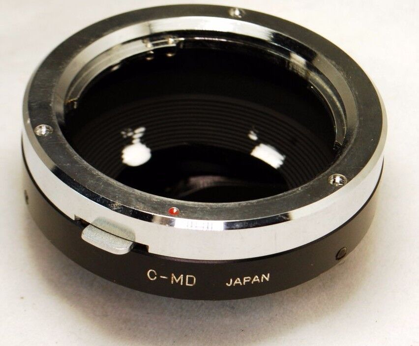 Minolta MD/MC Lens to C Cine mount adapter 16mm Bolex CCTV cameras made in Japan
