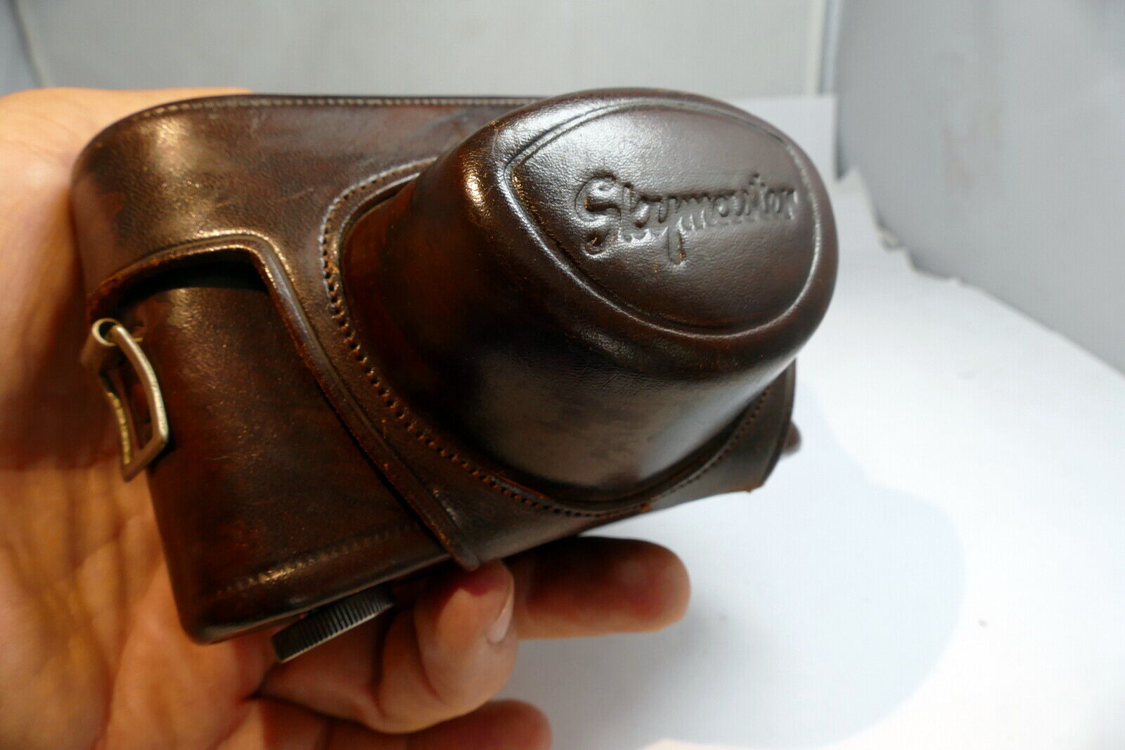 Leather case for Skymaster Pax Camera w/ 45mm F3.5 Luminor lens