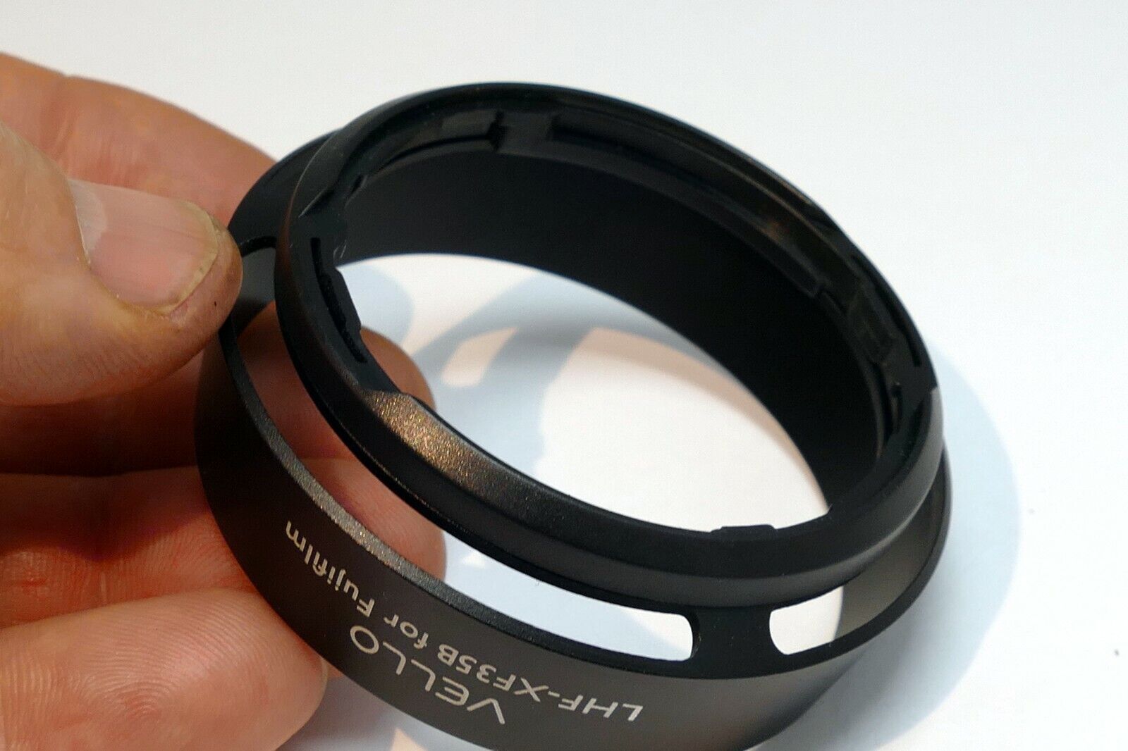 Xf35B Lens Hood For FUJIFILM's 35mm f/2 R WR & 23mm f/2 R WR lens shade vented m