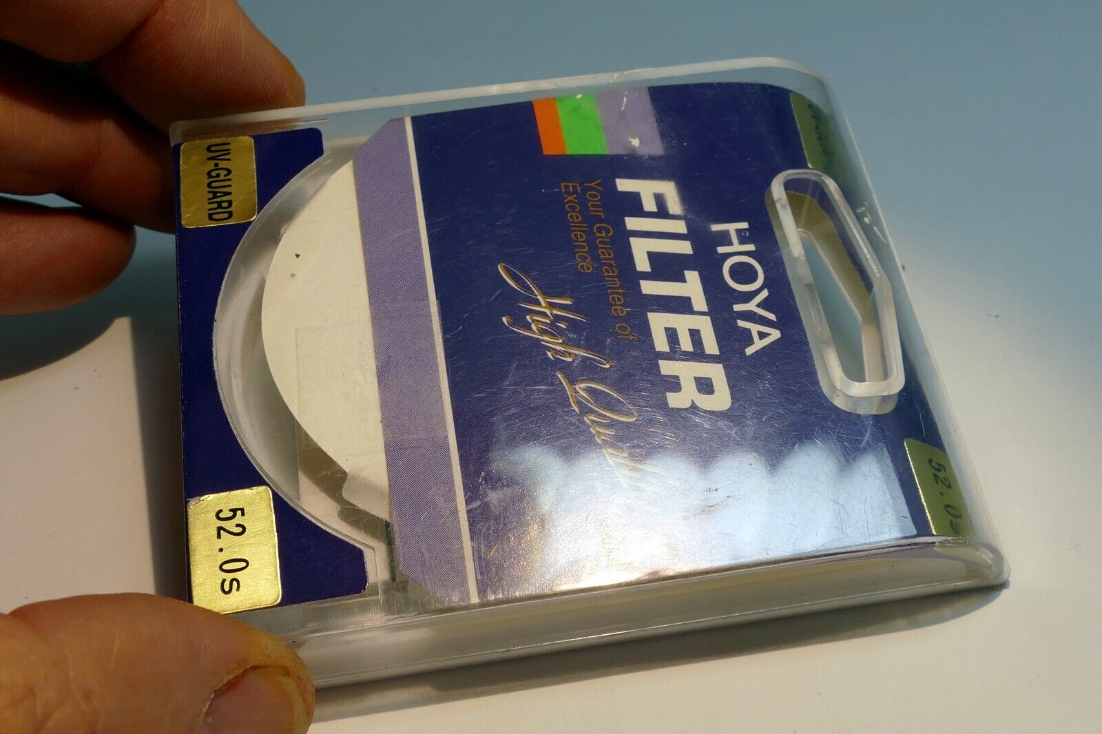 Empty Plastic  CASE for  HOYA 52mm  UV filter - empty