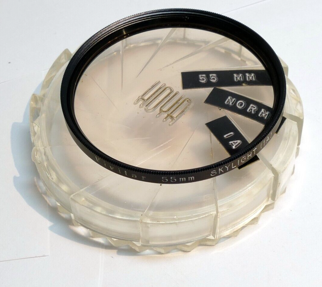 Vivitar 55mm 1A skylight Sky filter  - excellent condition