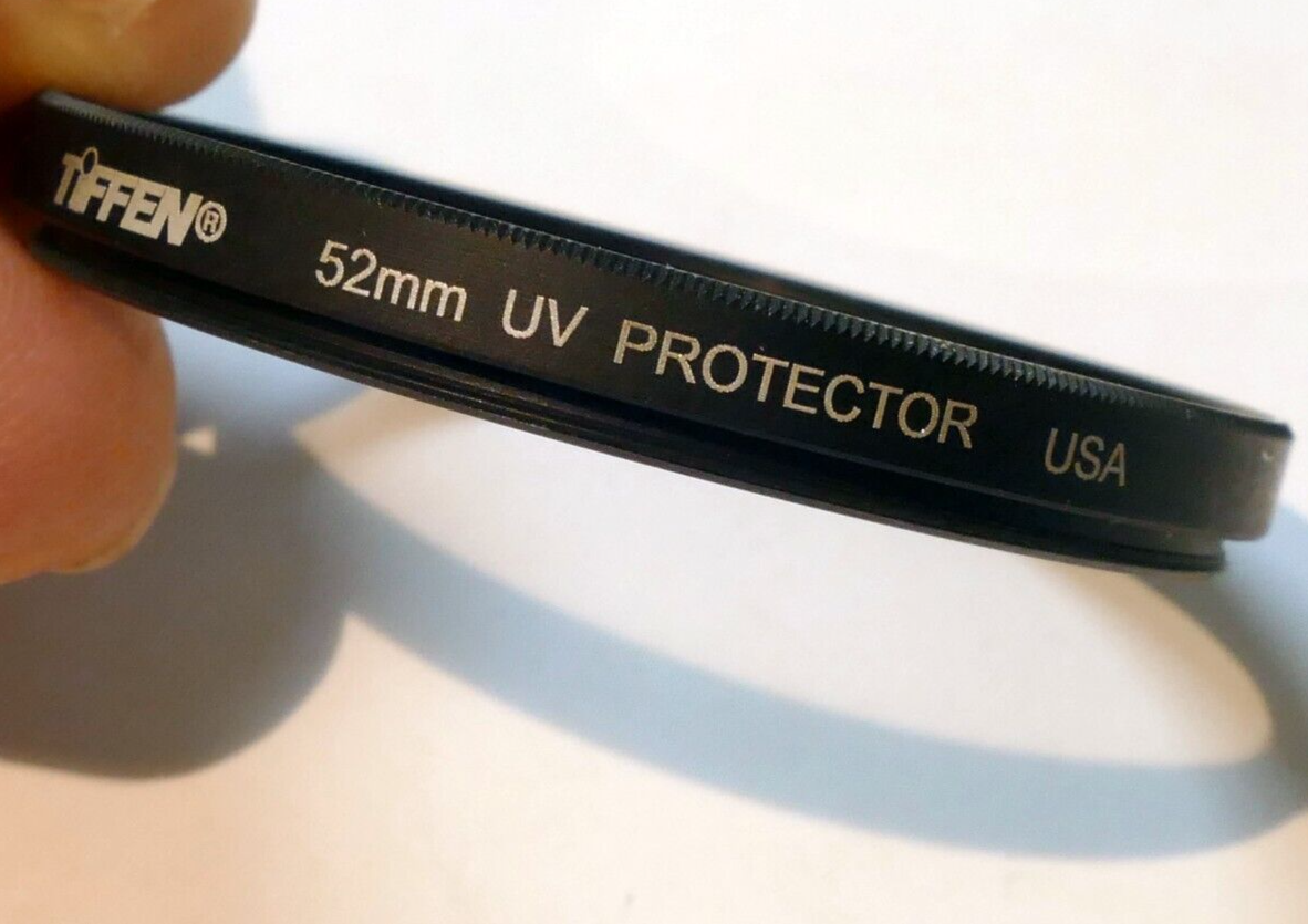 Tiffen UV Clear Protector 52mm Lens Filter made in USA