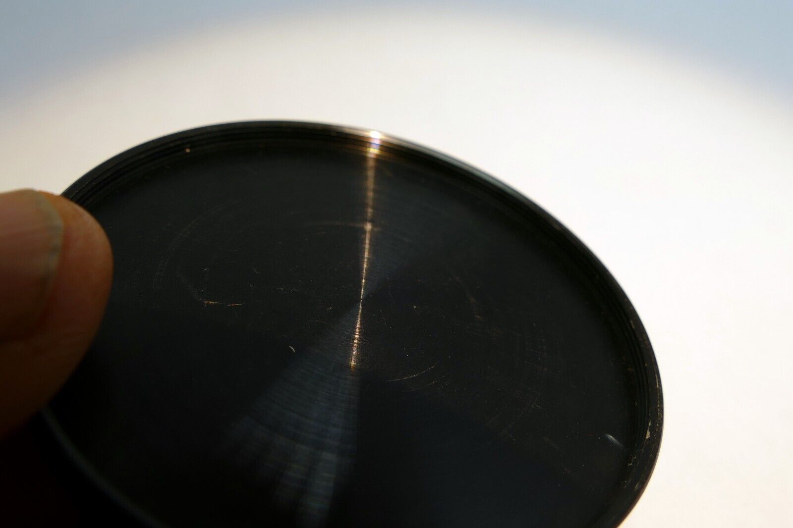 Metal 62mm Cap threaded for filter stacking w/ female threads