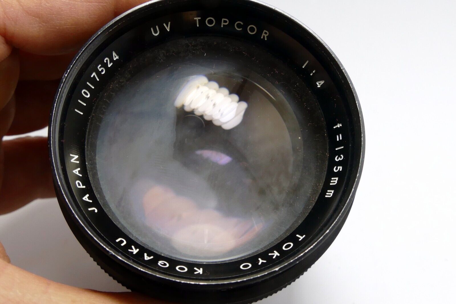 Topcon 135mm f/4 UV Topcor Lens - for parts or repair with fungus haze