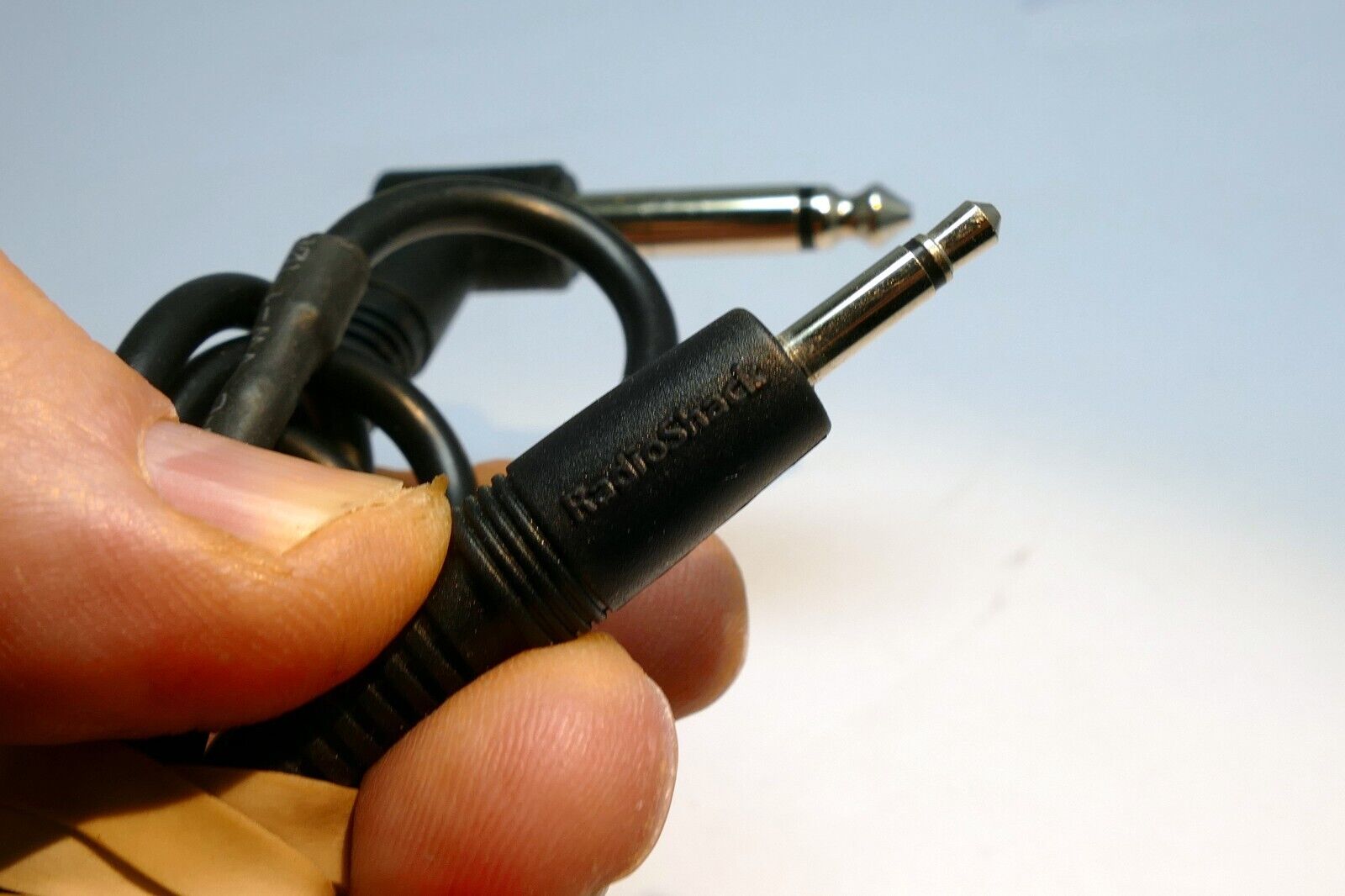 1/4 inch TS  Male to 3.5m Mono Audio  Cable 2  feet extension adapter