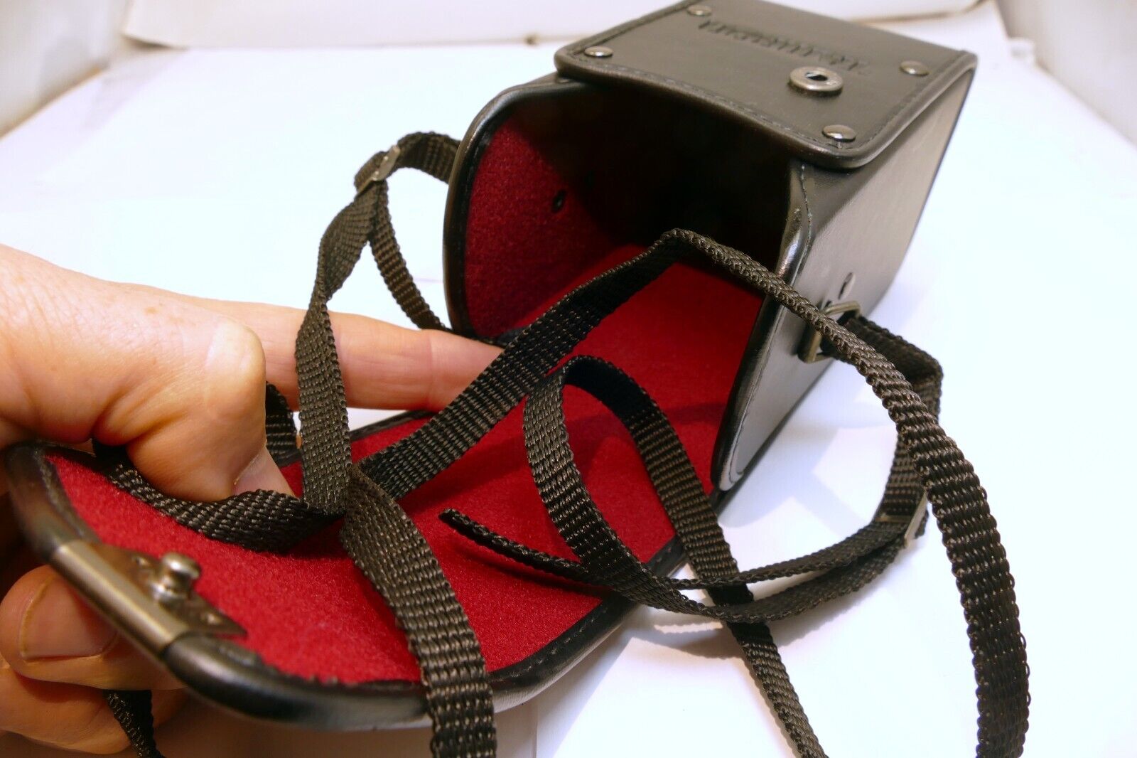 Tamron L-10 hard Case for  85mm f1.8 lens 5X3" for 90mm f2.5 macro Adaptall lens