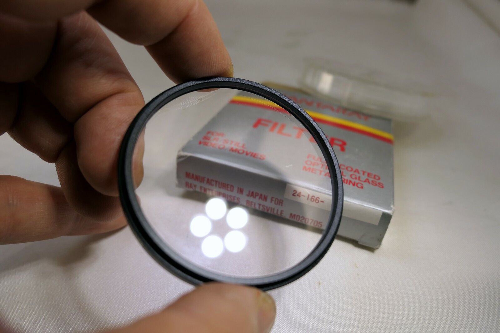 Quantaray 58mm 1A Skylight Lens filter made in Japan Boxed