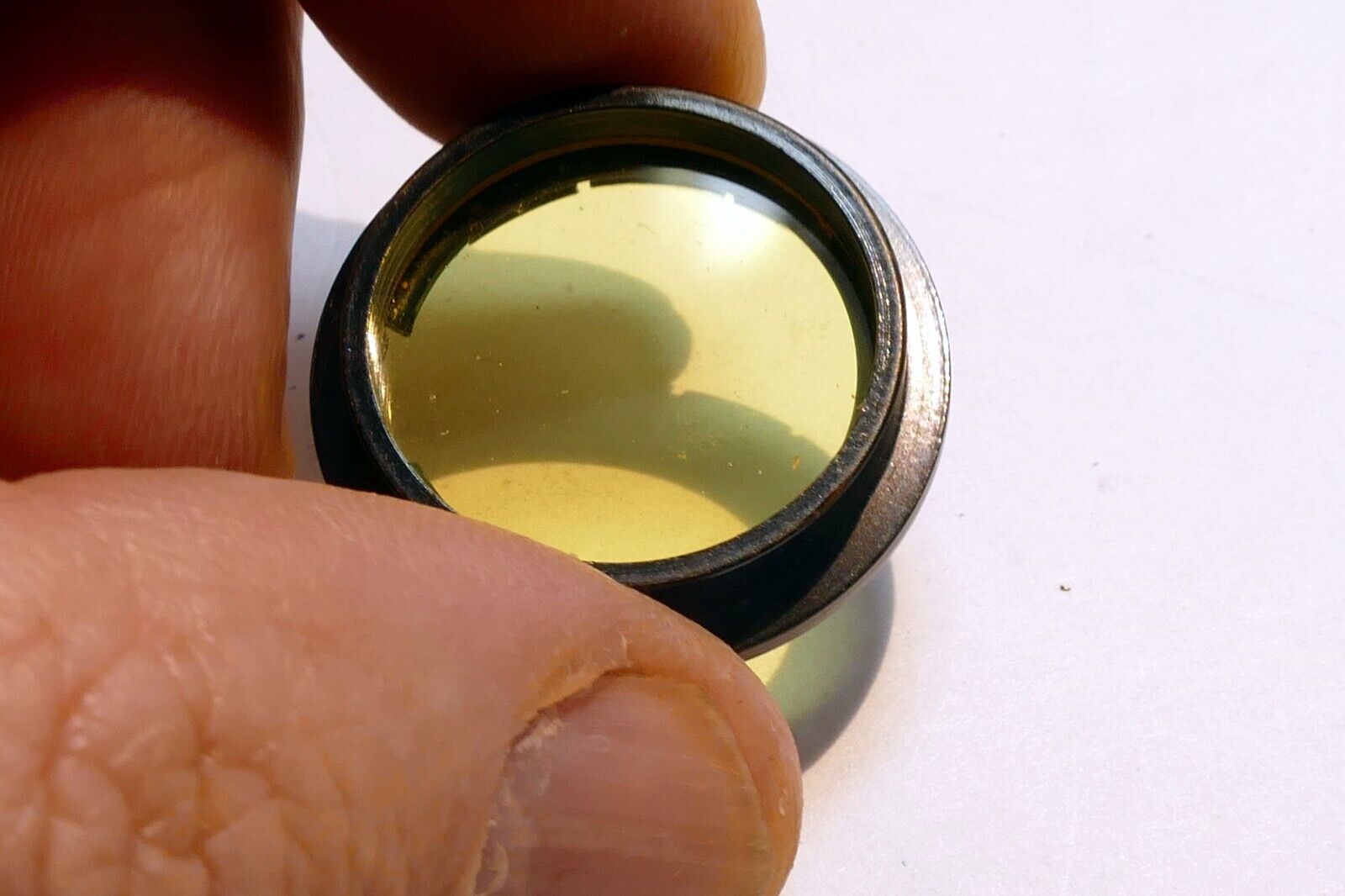 Argus Lens Accessory No. C-61 for Model “C” Light Yellow 2X Filter