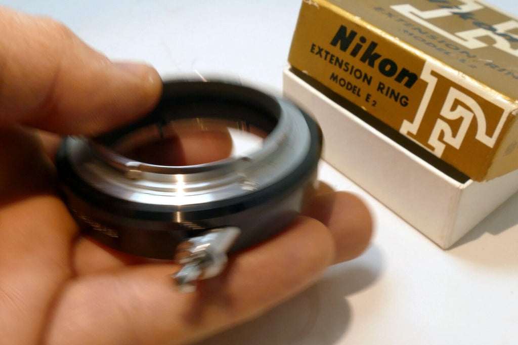 Nikon E2 Macro Extension ring Adapter F mount  - Genuine OEM - MINT