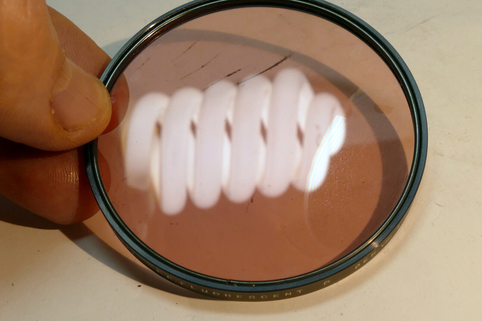 Spiralite Fluorescent  D 1-F Series 8 VII  drop in type filter (with separation)