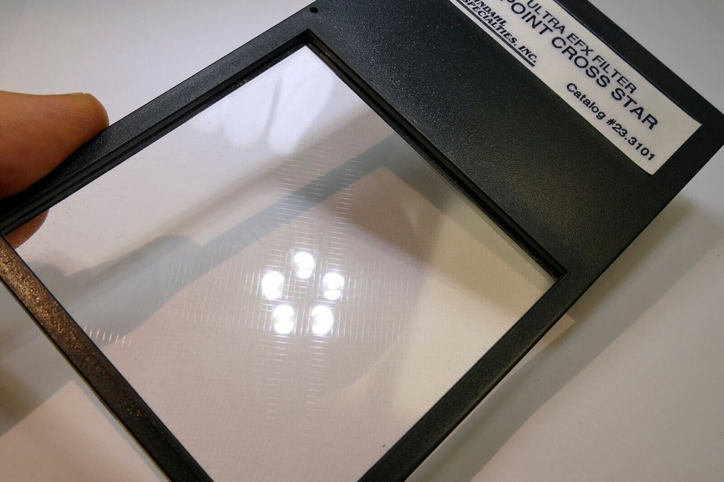 Lindahl 4-Point Cross Star CS Lens Filter drop in square 3X3" 23-3101