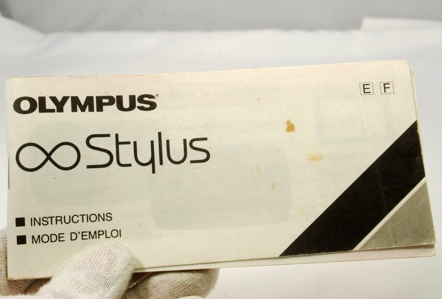 Olympus Stylus infinity Instructions (EN, FR) english francais