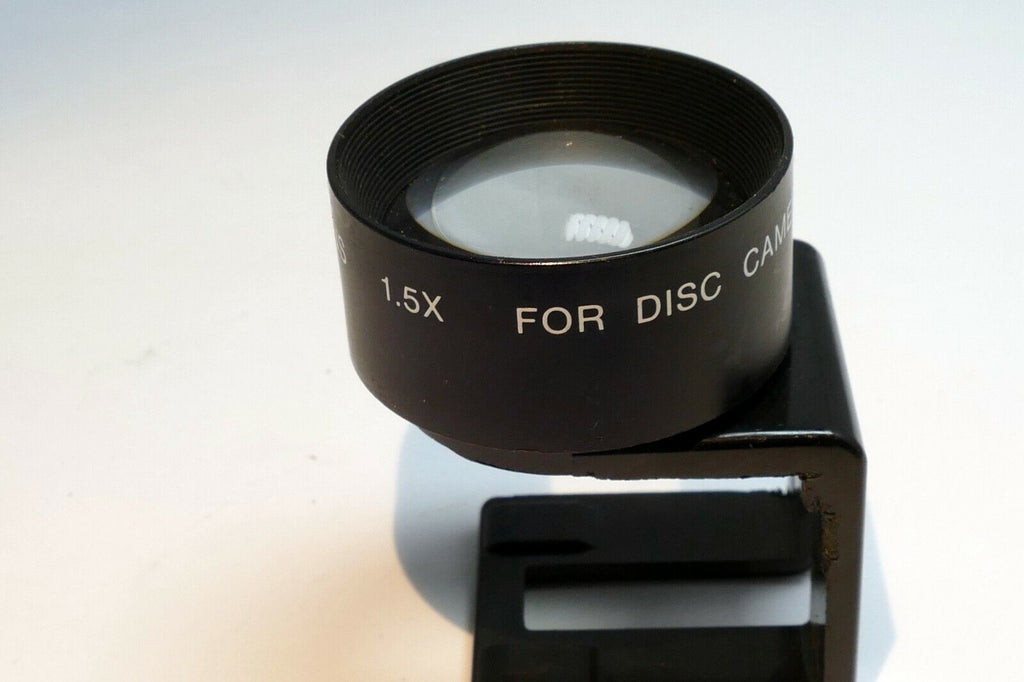 CONVERSION LENS FOR DISC CAMERA 1.5XX  ~ F2.8  AS IS