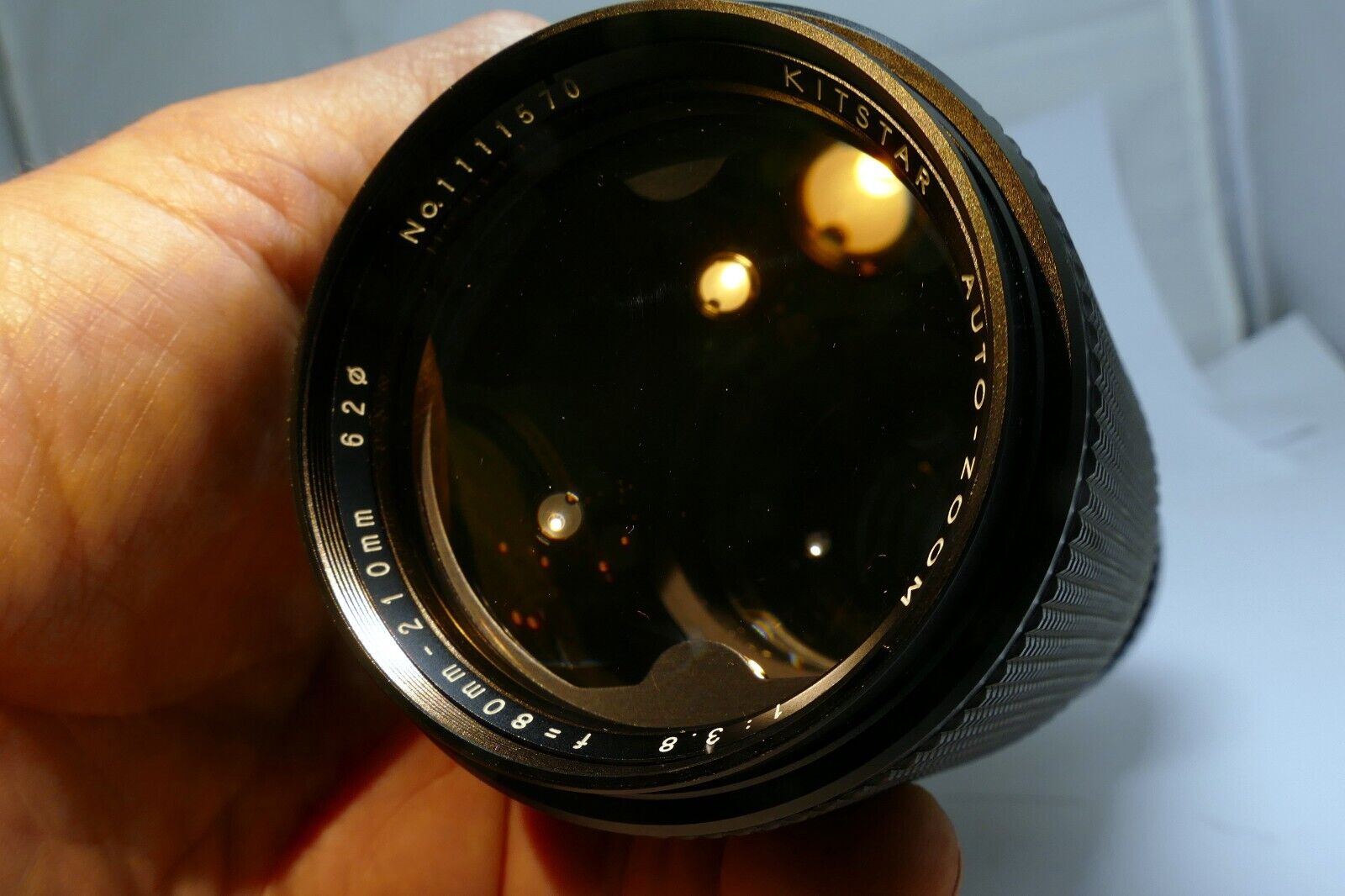 Kitstar 80-210mm f3.8 FD Lens for Canon manual focus telephoto  sticky aperture