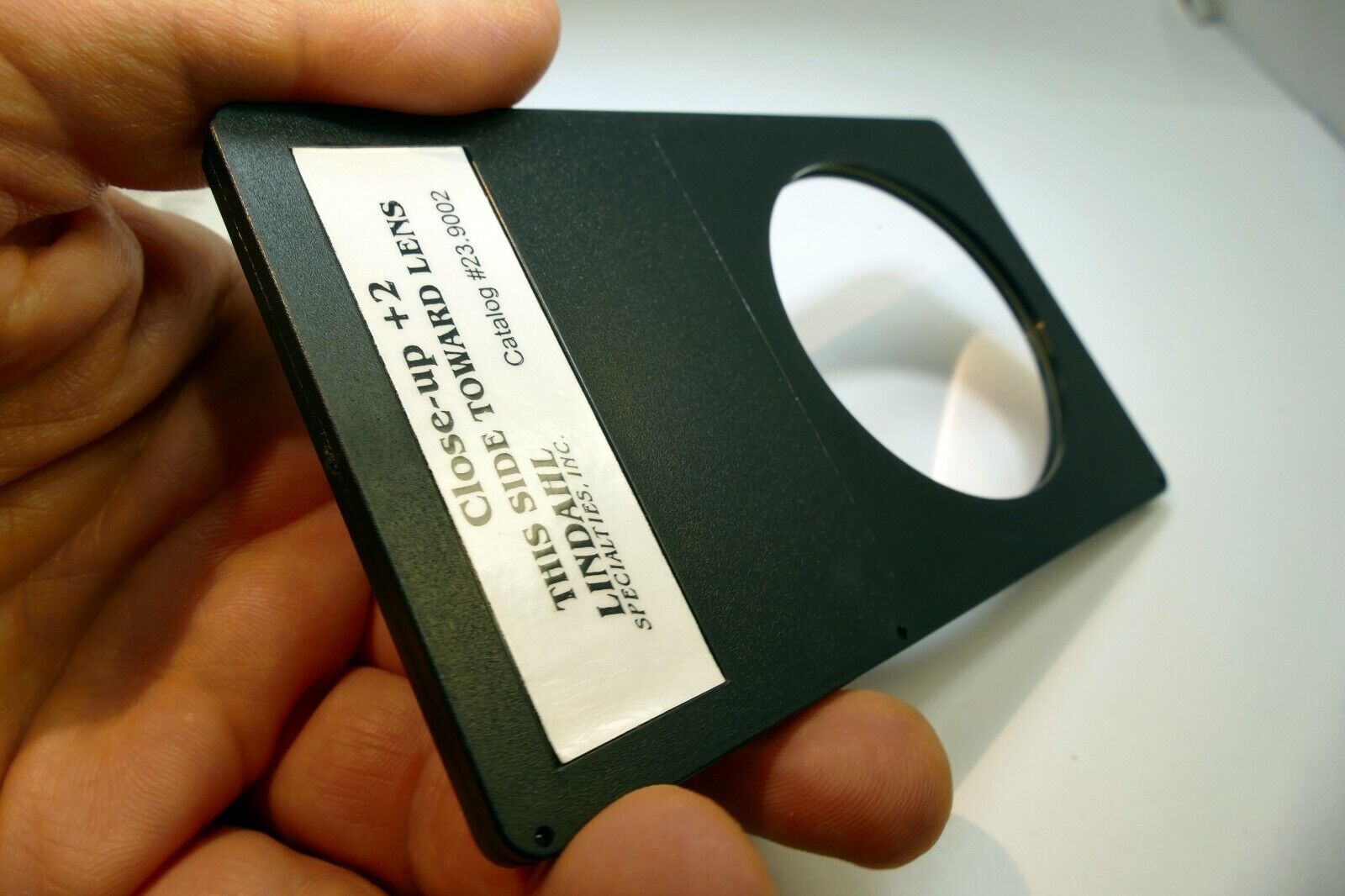 Close-up +2 Macro lens Filter drop in square 3X3" for Lindahl specialties