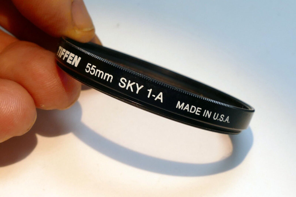 Tiffen 55mm Filter Sky 1A Skylight -  excellent condition - made in USA