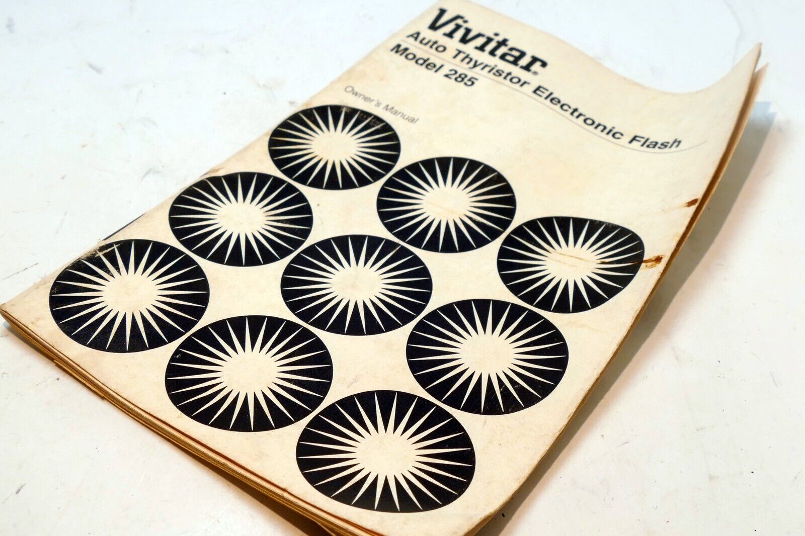 Vivitar Model 285 Thyristor Flash Instruction Guide Manual English