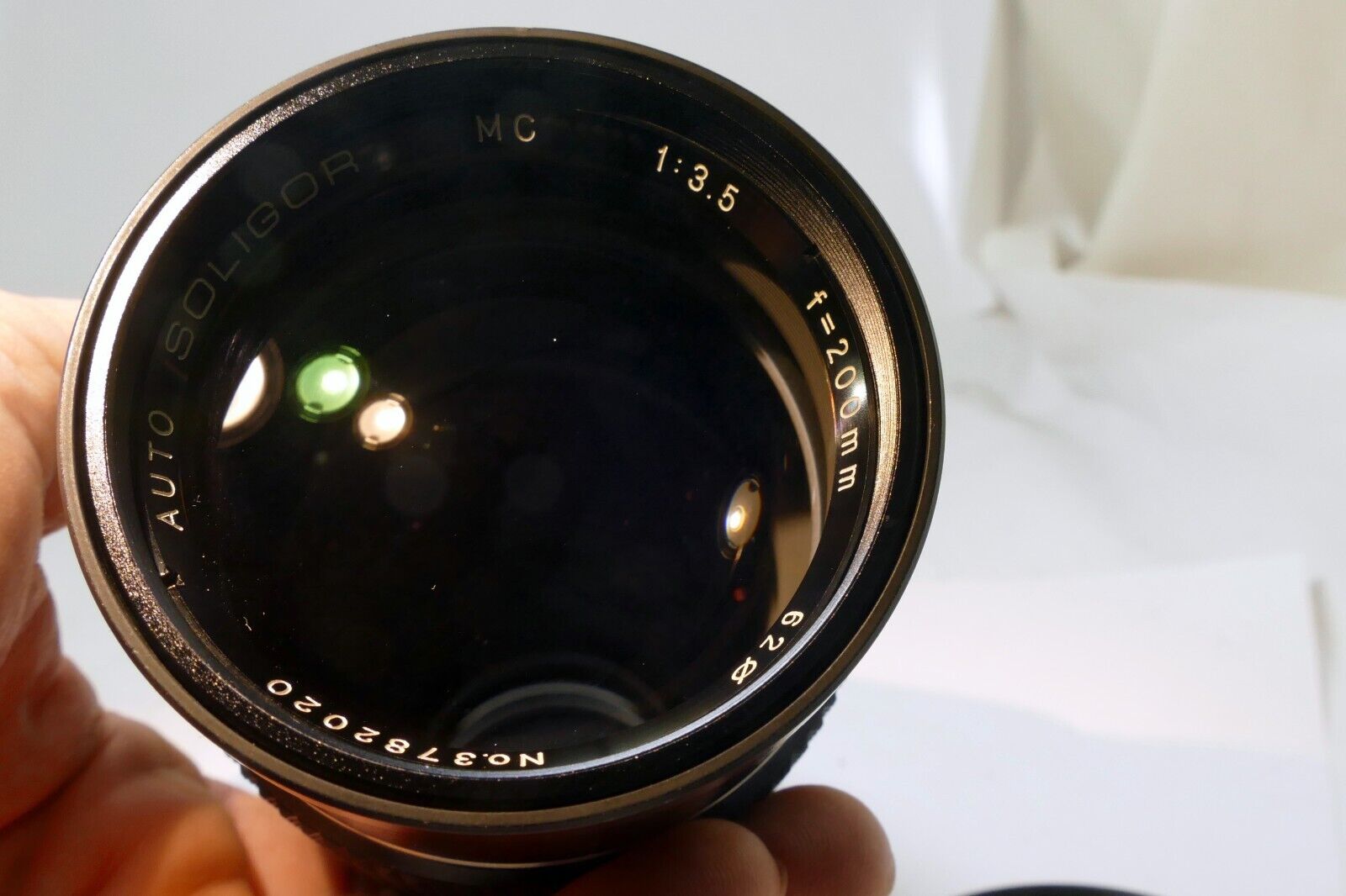 Soligor 200mm f3.5 for Olympus OM manual focus Telephoto prime Lens