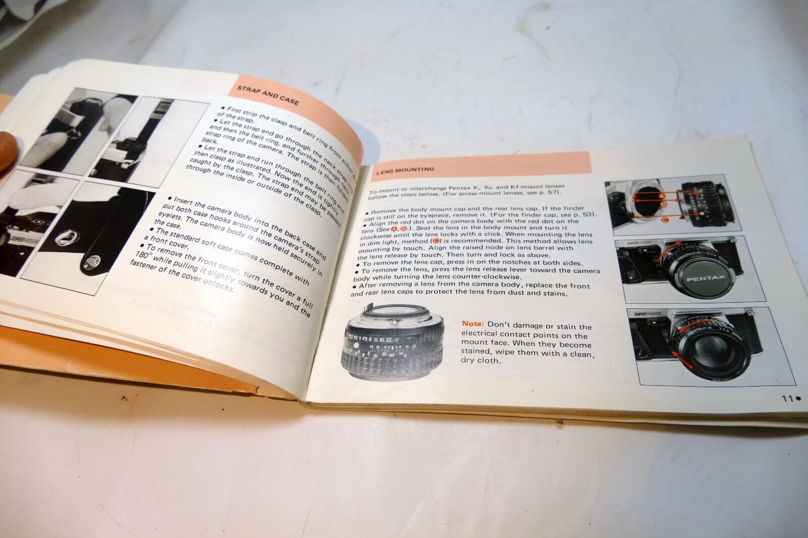 Pentax Super Program Camera INSTRUCTION manual GUIDE English EN