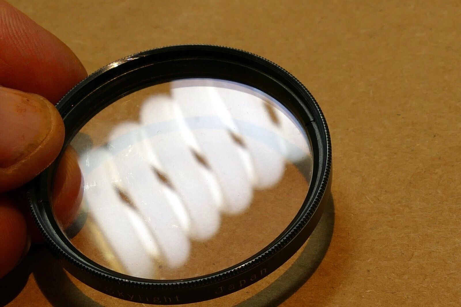 Samigon 46mm Filter Skylight 1A sky (with caoting damage , smudges)