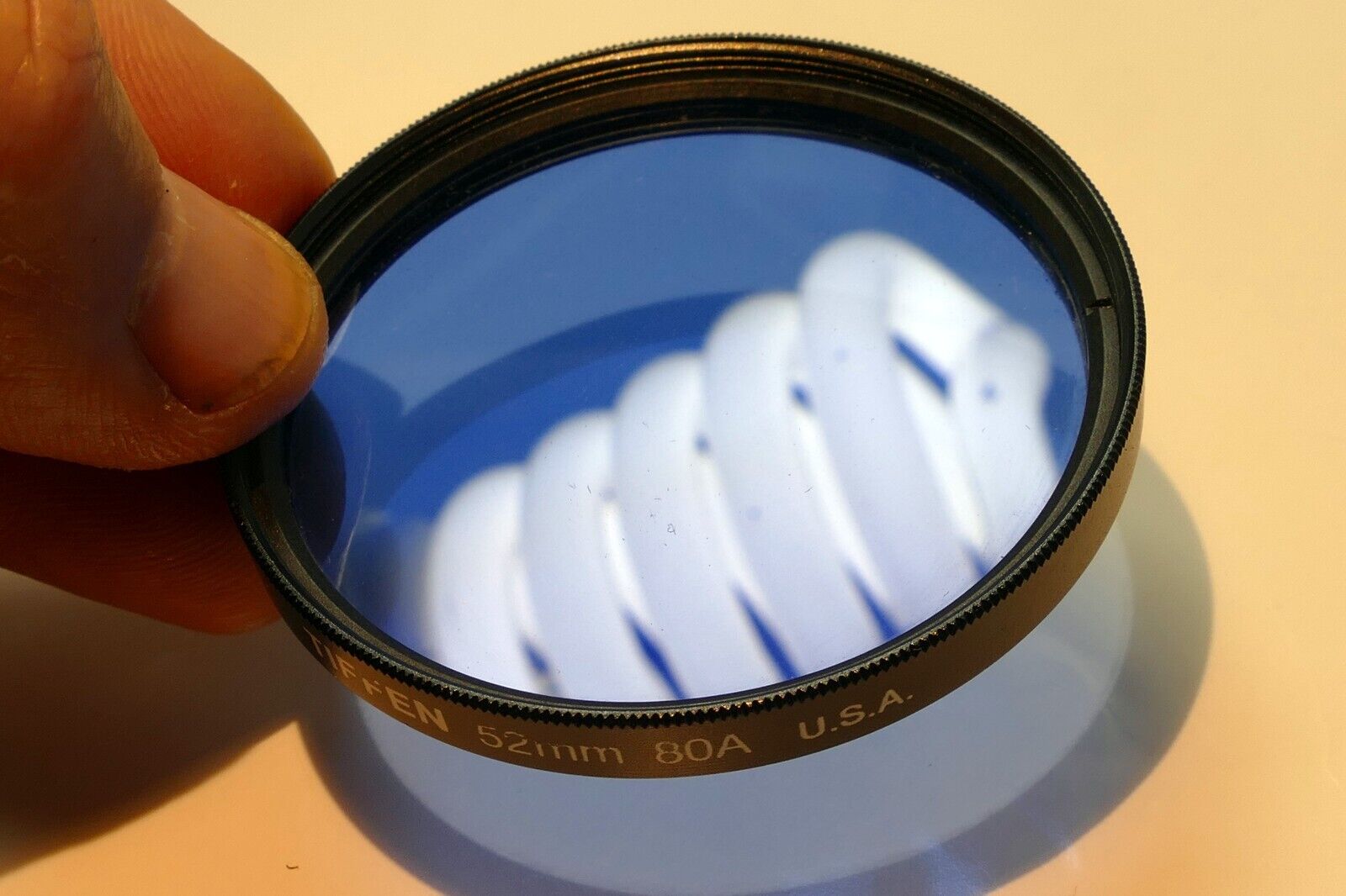 Tiffen 80A Color Conversion Screw-In Filter 52mm Filter Blue Cooling