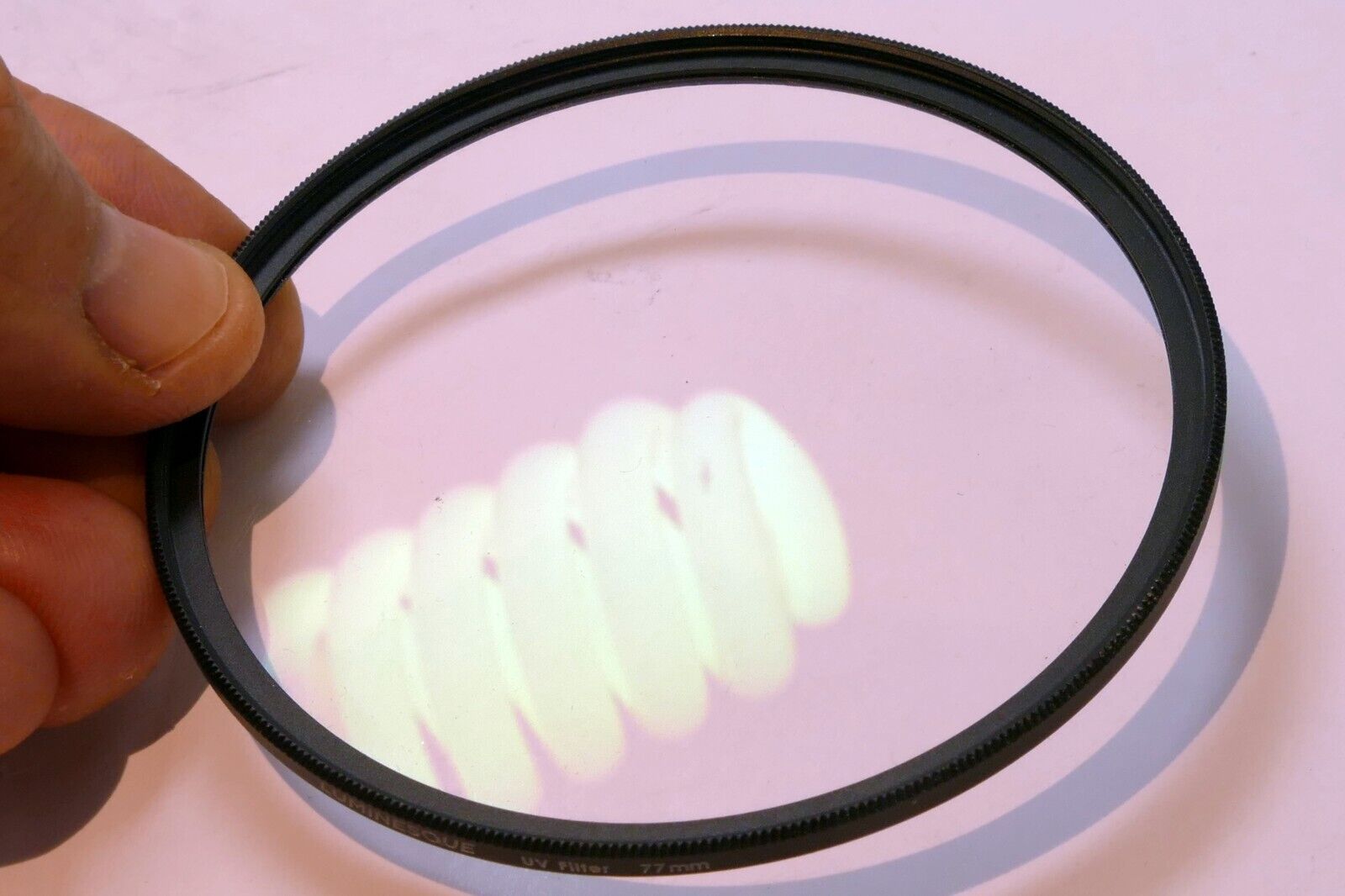 Luminesque 77mm UV HAZE Filter Clear Low profile for wide angle lenses